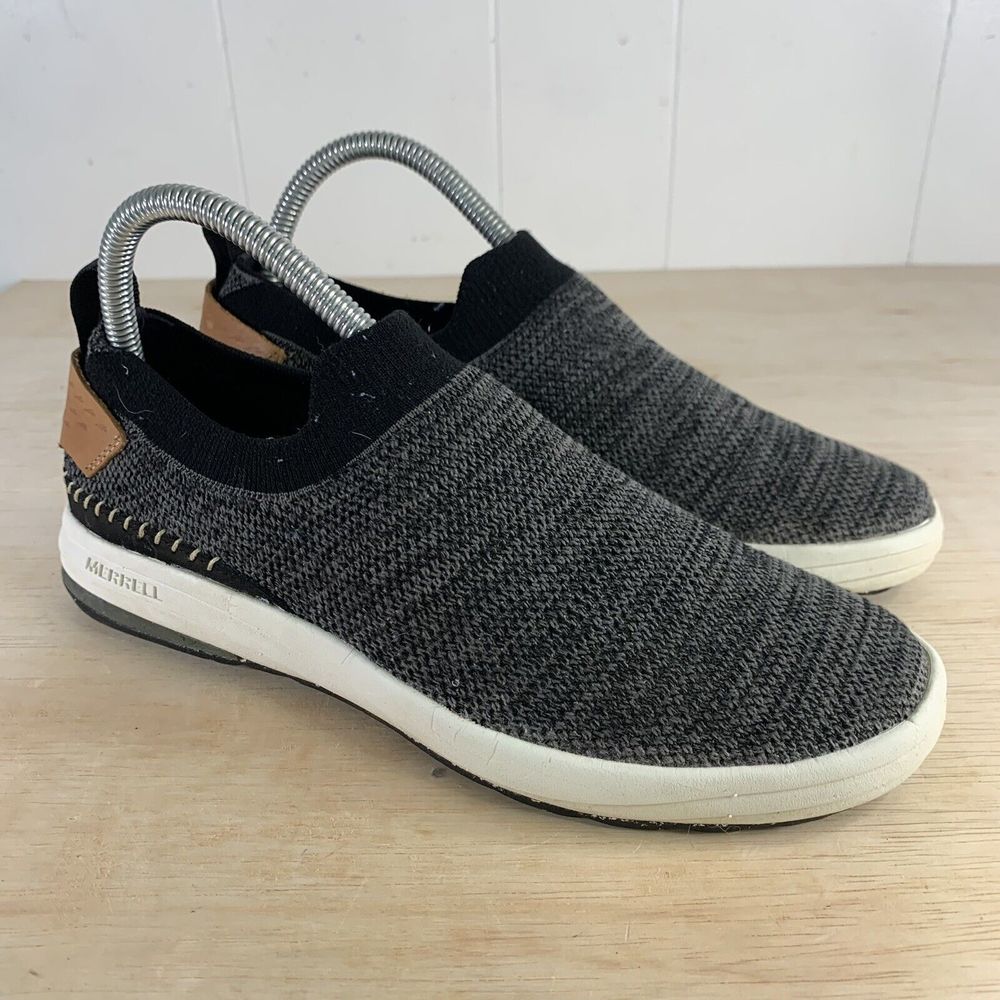 Merrell Gridway Moc Hiking Sneakers Gray Comfort Low Top J97544 Women's Size 7